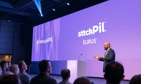 Astro Teller speaking at StockPil Disrupt 2025 conference about innovation and moonshot thinking