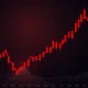 AUCTION cryptocurrency catastrophic price collapse showing extreme market volatility and bearish trend