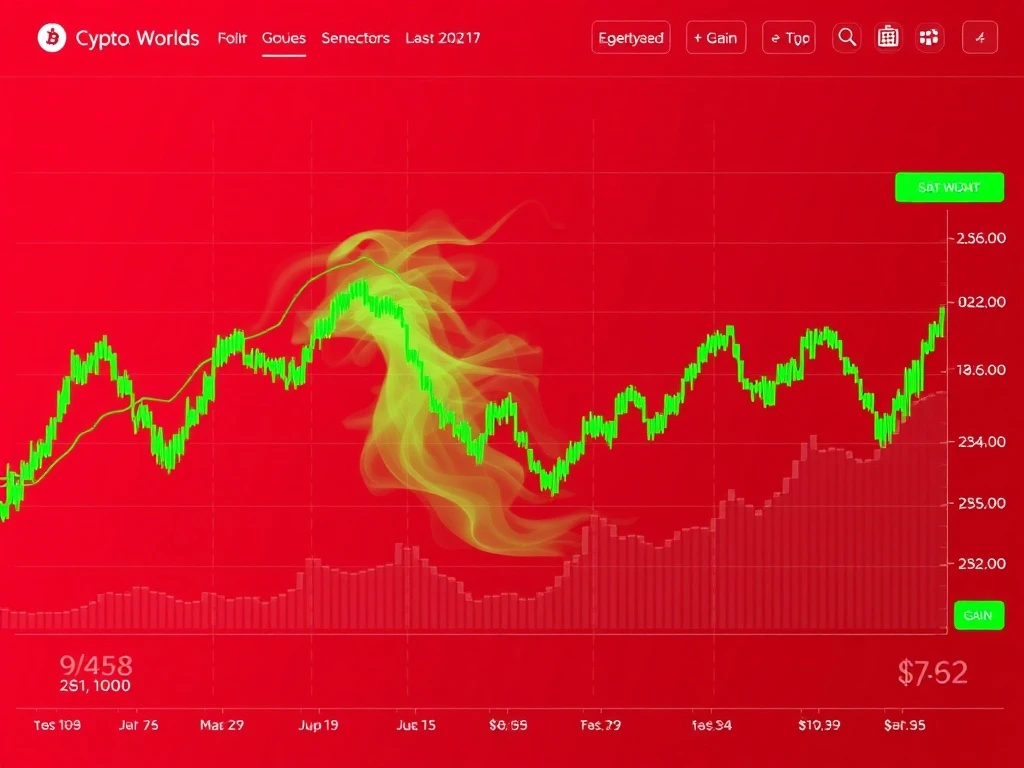 AUCTION cryptocurrency price surge analysis with technical indicators showing volatility patterns