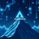 Avalanche AVAX token rising against falling market trends with blockchain network growth
