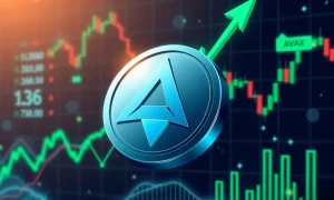 AVAX surge technical analysis showing bullish momentum indicators and price breakout patterns