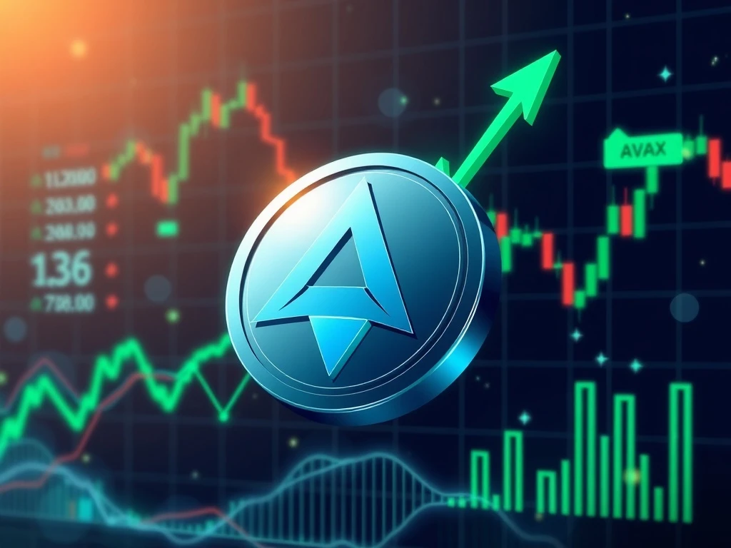 AVAX surge technical analysis showing bullish momentum indicators and price breakout patterns