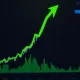 BANANA cryptocurrency dramatic price surge chart showing extreme volatility and trading patterns