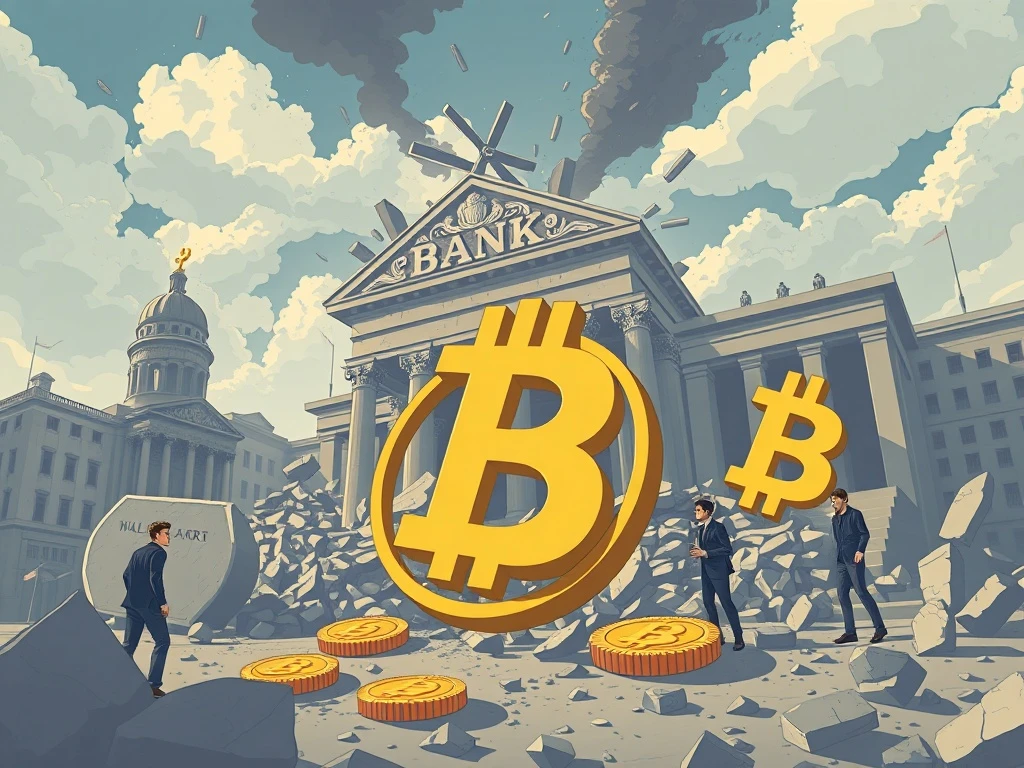Banks fear crypto revolution as traditional banking systems face disruption from digital assets like XRP