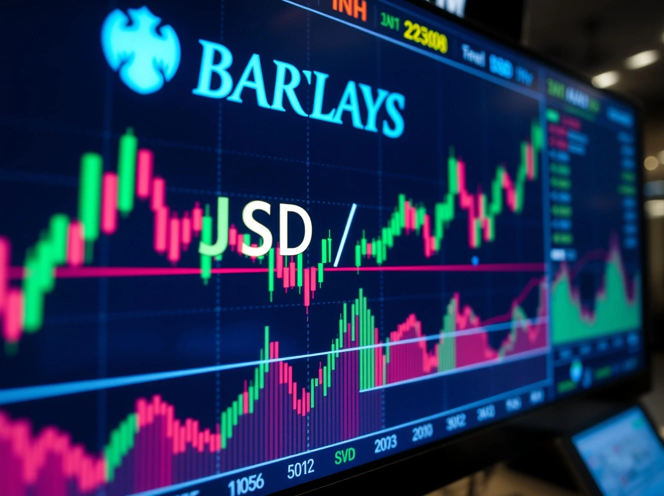 Barclays USD/INR forecast analysis showing currency pair trends and economic indicators