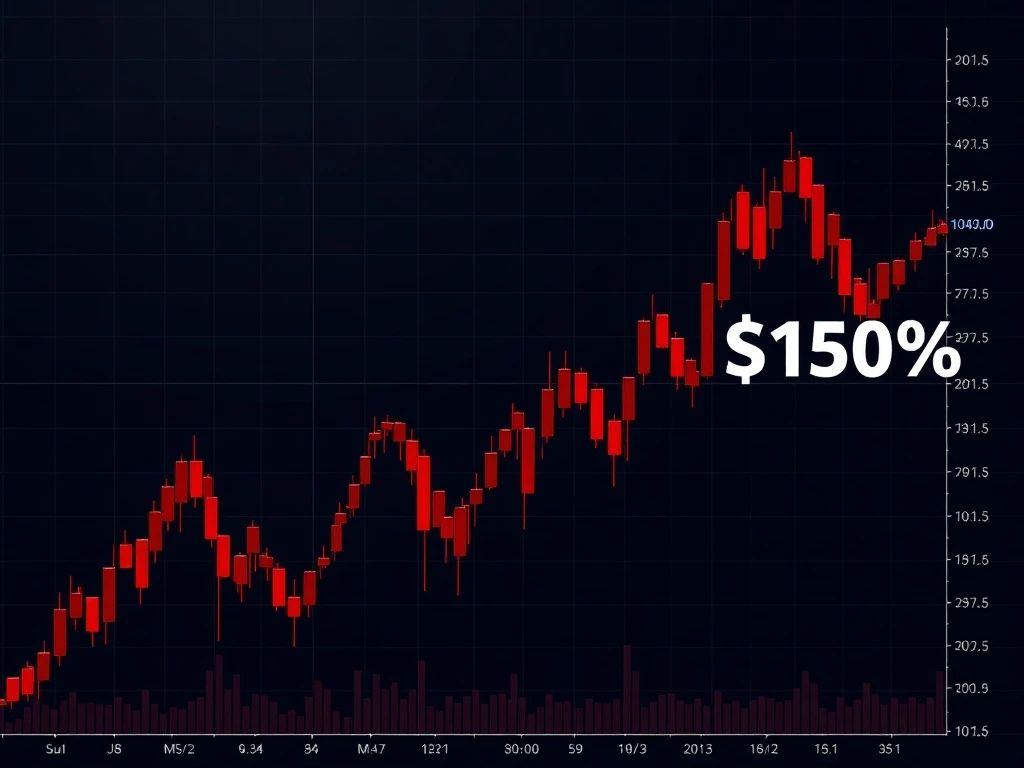BB cryptocurrency crash showing extreme downward price movement and market collapse
