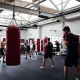 Professional boxers training at one of the best boxing gyms in London with modern equipment
