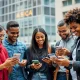 Friendship apps connecting diverse adults through smartphone technology and social events