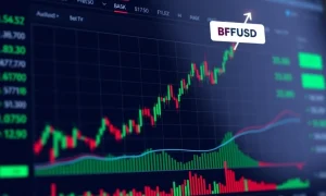 BFUSD surge analysis showing technical indicators and price movement charts for cryptocurrency traders