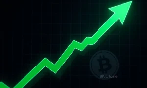 BICO price surge chart showing dramatic 30.43% increase amid cryptocurrency volatility