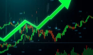 BIFI cryptocurrency price surge chart showing dramatic 118% gain with technical indicators overlay