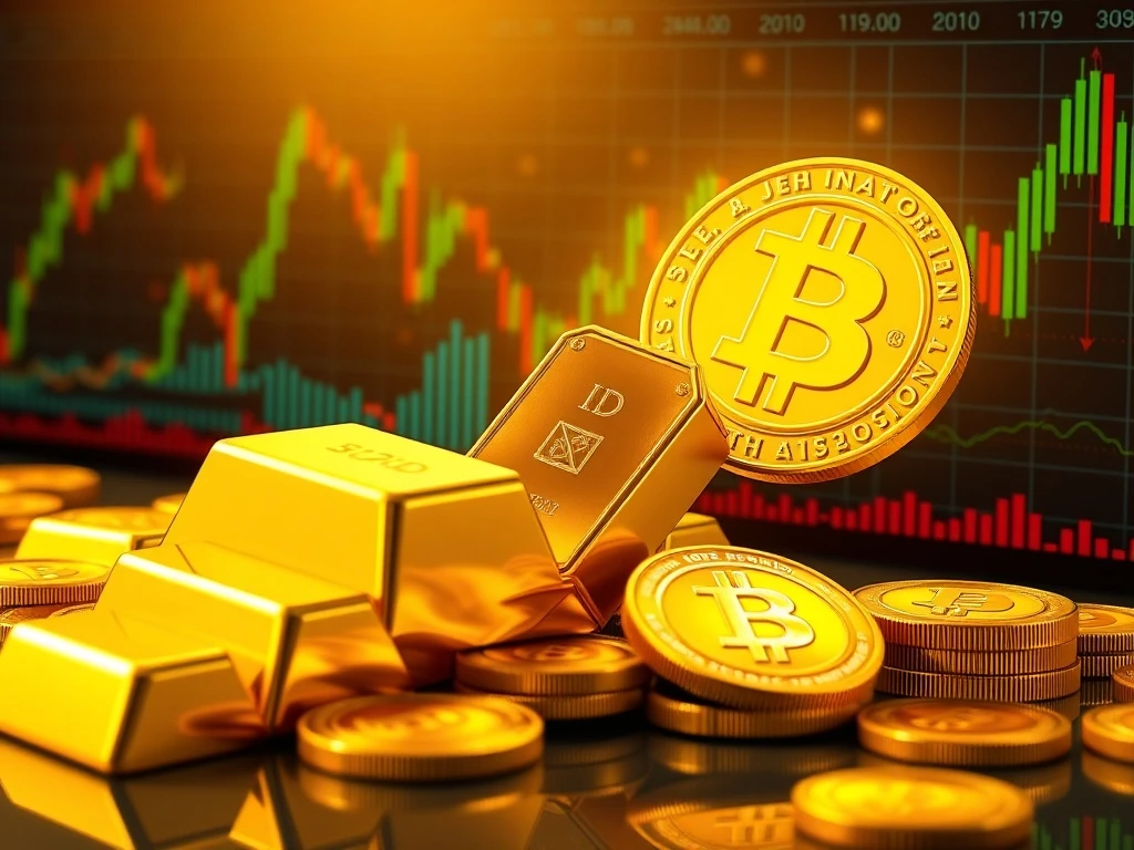 Bitcoin breakout potential analysis showing gold-to-crypto transformation in bullish market conditions