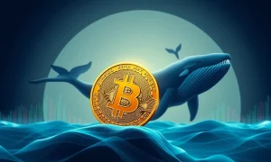 Bitcoin bull run showing price growth chart with institutional investor activity and market maturity indicators