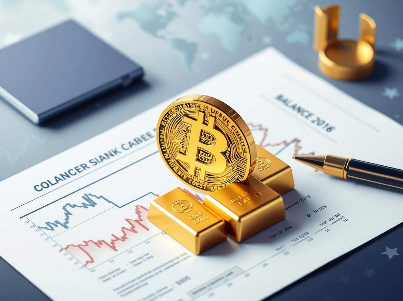 Bitcoin central bank reserves analysis showing BTC integration with gold on balance sheets
