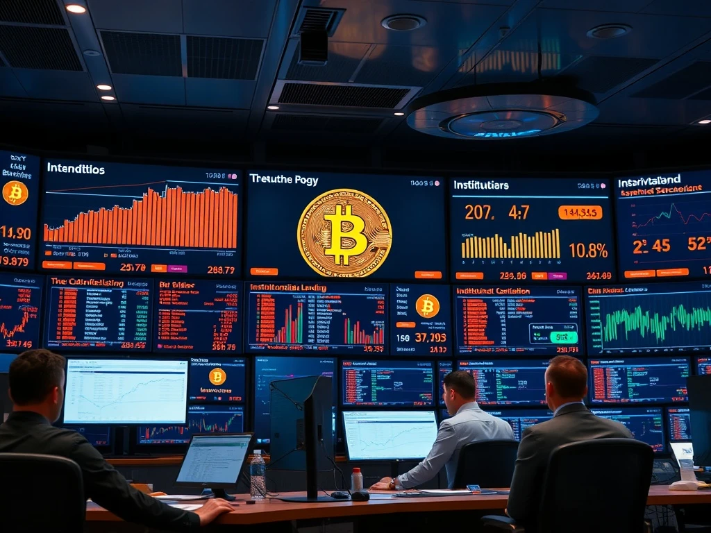 Institutional Bitcoin collateral transforming traditional financial lending systems and digital asset management