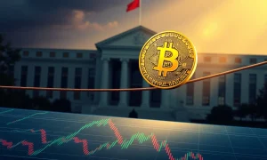 Bitcoin consolidates on financial charts before Federal Reserve interest rate decision