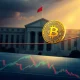 Bitcoin consolidates on financial charts before Federal Reserve interest rate decision