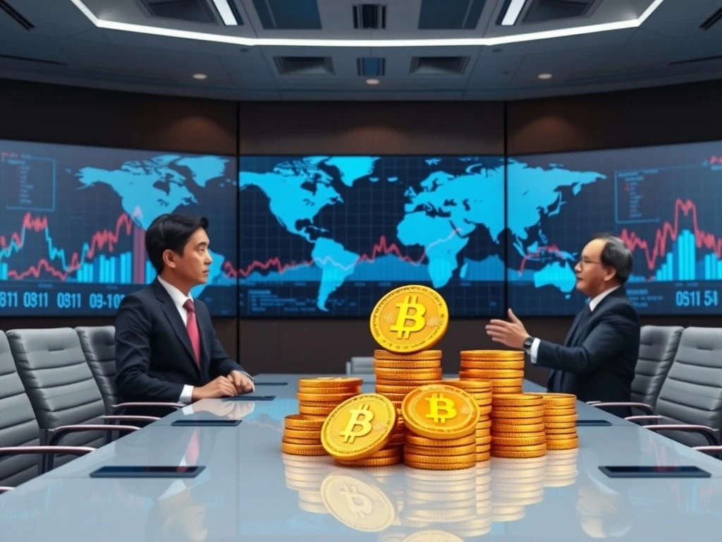 Corporate Bitcoin adoption strategy transforming traditional treasury management with digital assets