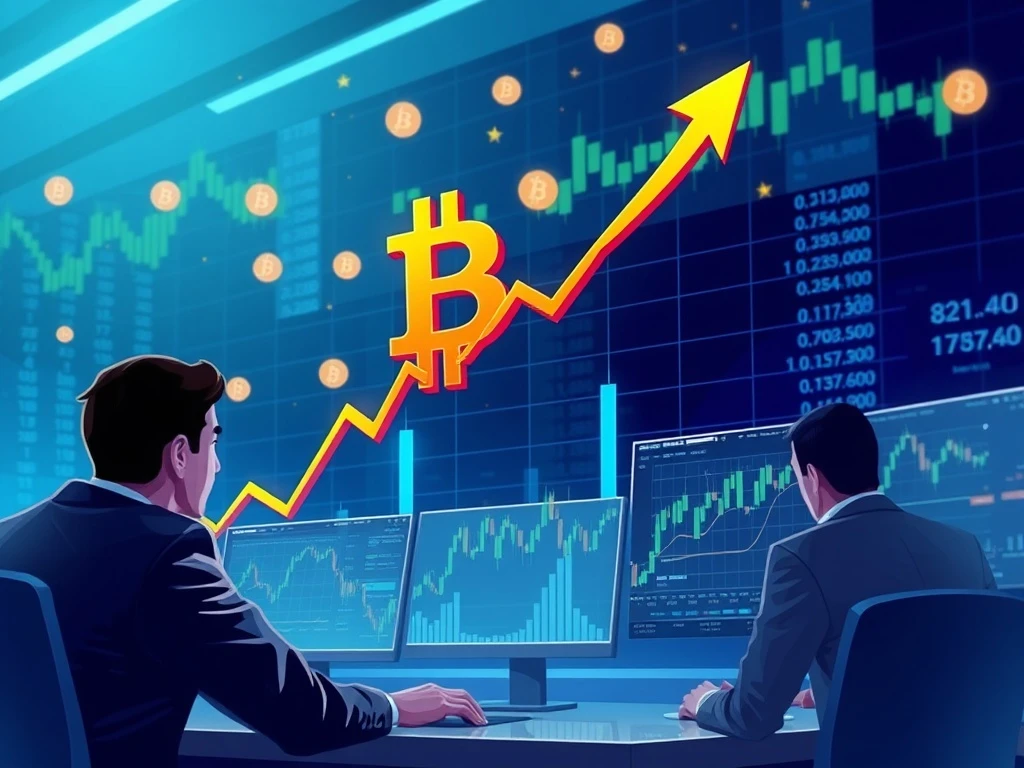 Bitcoin correction analysis showing price chart with institutional investment indicators and market trends