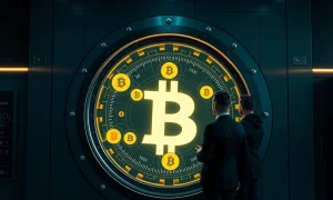 Traditional bank providing secure Bitcoin custody services for institutional investors