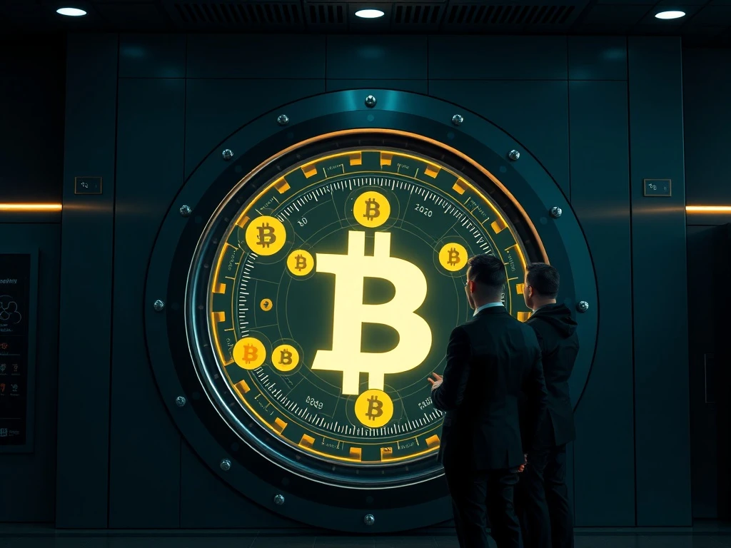 Traditional bank providing secure Bitcoin custody services for institutional investors