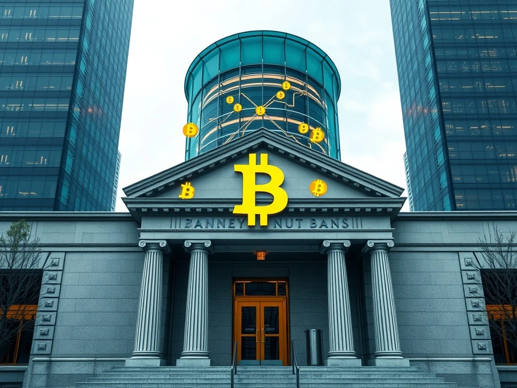 Traditional bank providing secure Bitcoin custody services for institutional investors