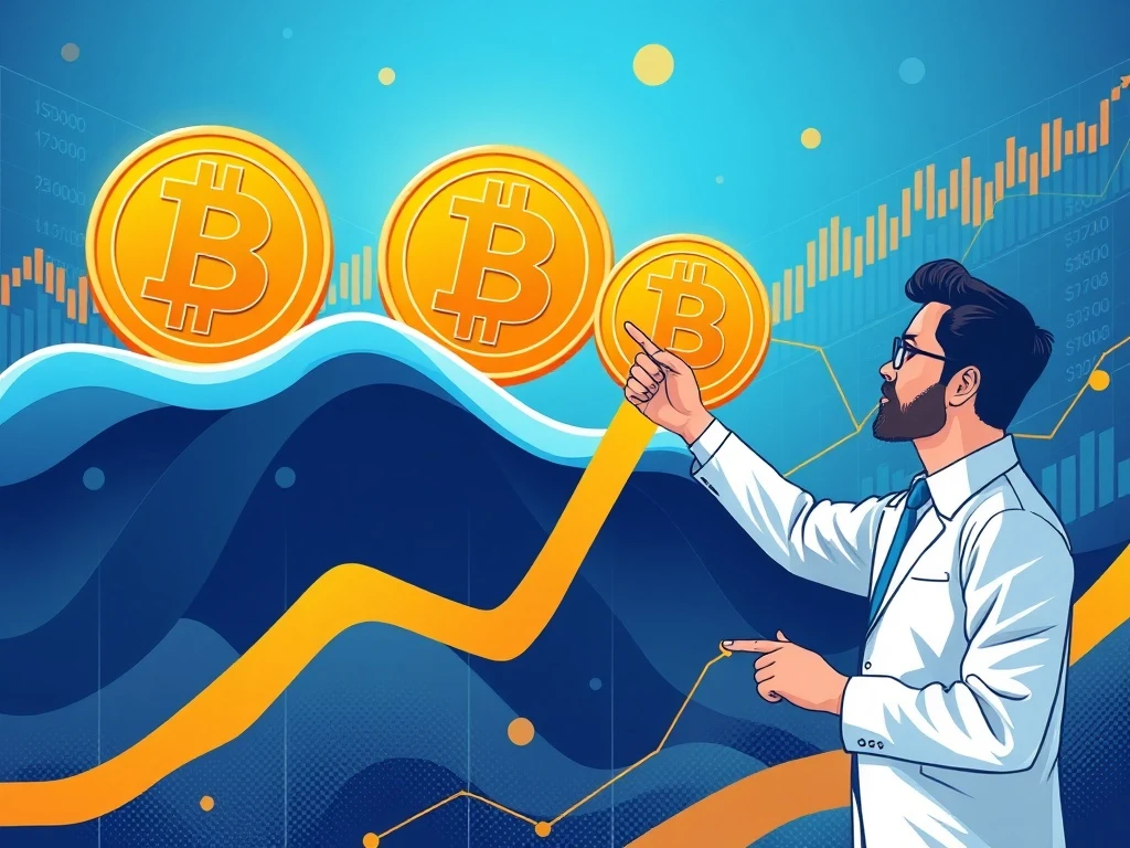 Analyst Jamie Coutts explaining revolutionary Bitcoin cycle patterns with market charts