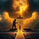 Bitcoin death cross chart showing critical market decision point with bearish and bullish indicators conflicting