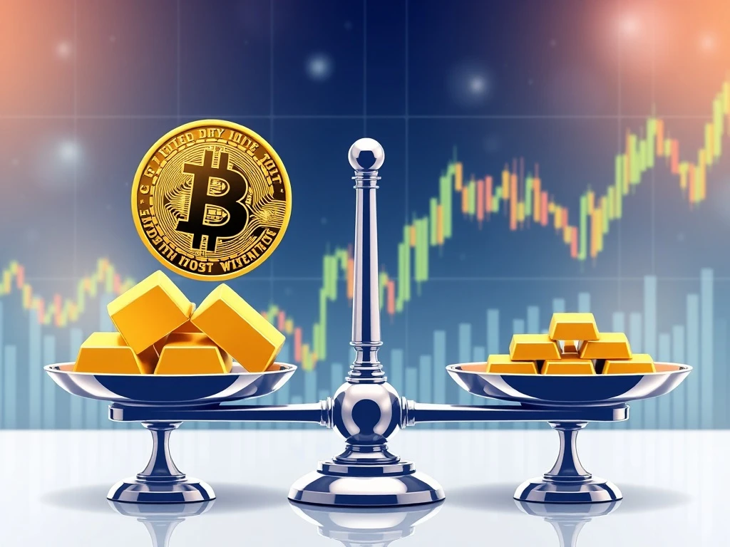 Bitcoin dual identity analysis showing digital gold versus traditional gold investment comparison