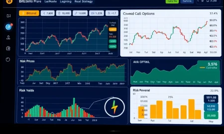 Bitcoin ETF covered call strategy generating high yield income for investors