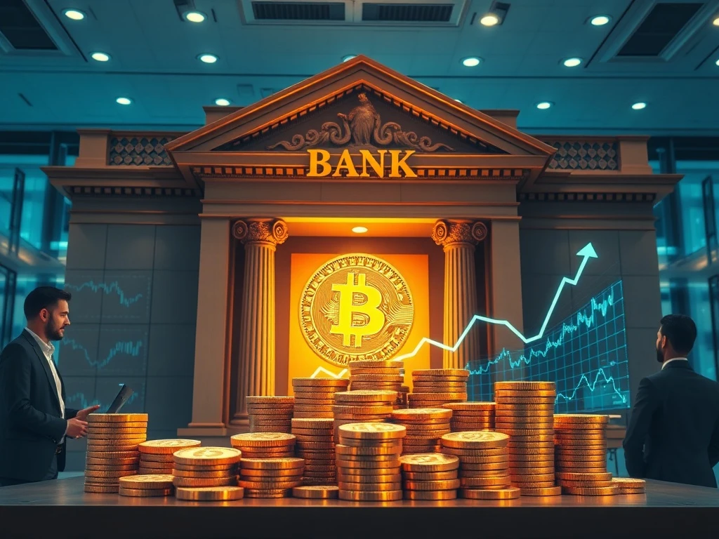 Major financial institutions investing in Bitcoin ETF products showing institutional adoption growth