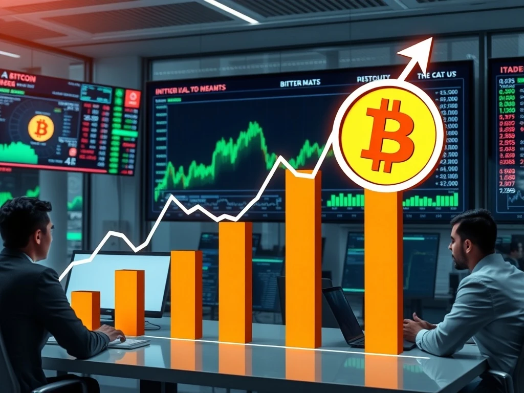 Bitcoin ETFs showing massive institutional investment growth and market confidence indicators