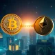 Bitcoin Ethereum battle for market dominance between institutional adoption and trader activity
