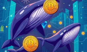 Strategic Bitcoin to Ethereum shift showing whale transactions and market movement