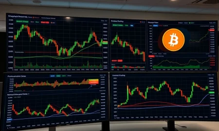 Bitcoin futures trading dashboard showing gap analysis and institutional sentiment indicators for strategic trading opportunities