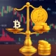Bitcoin gold correlation analysis showing divergent market behavior between digital and traditional safe havens