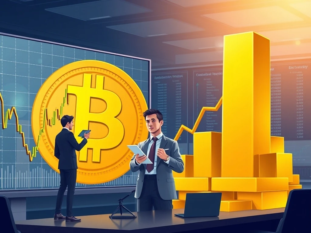 Bitcoin gold reallocation strategy showing institutional investors balancing digital and traditional assets