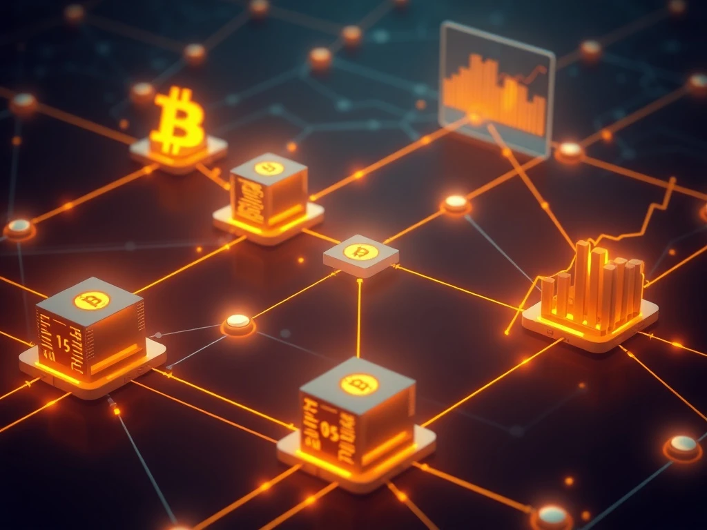 Bitcoin hashrate strength showing secure blockchain network with mining operations