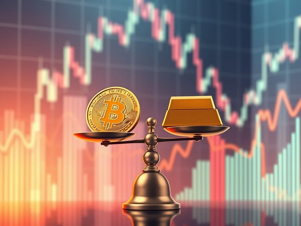 Bitcoin hedge strategy outperforming traditional bonds during market crisis with gold comparison