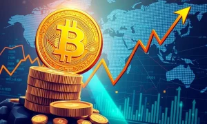 Bitcoin hedge protecting against global bond market volatility and economic uncertainty