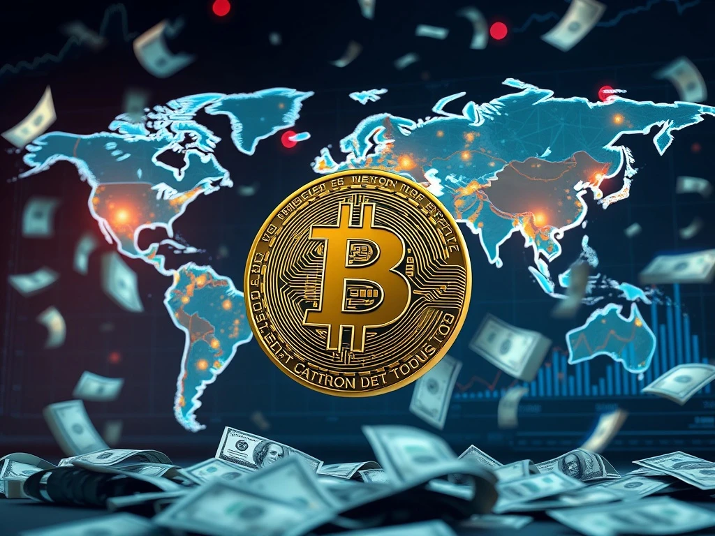 Bitcoin hedge against falling US dollar and global geopolitical tensions in financial markets