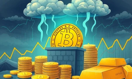 Bitcoin hedge strategy protecting investment portfolio from economic collapse