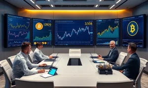 Corporate Bitcoin institutional adoption strategy showing financial growth and treasury management