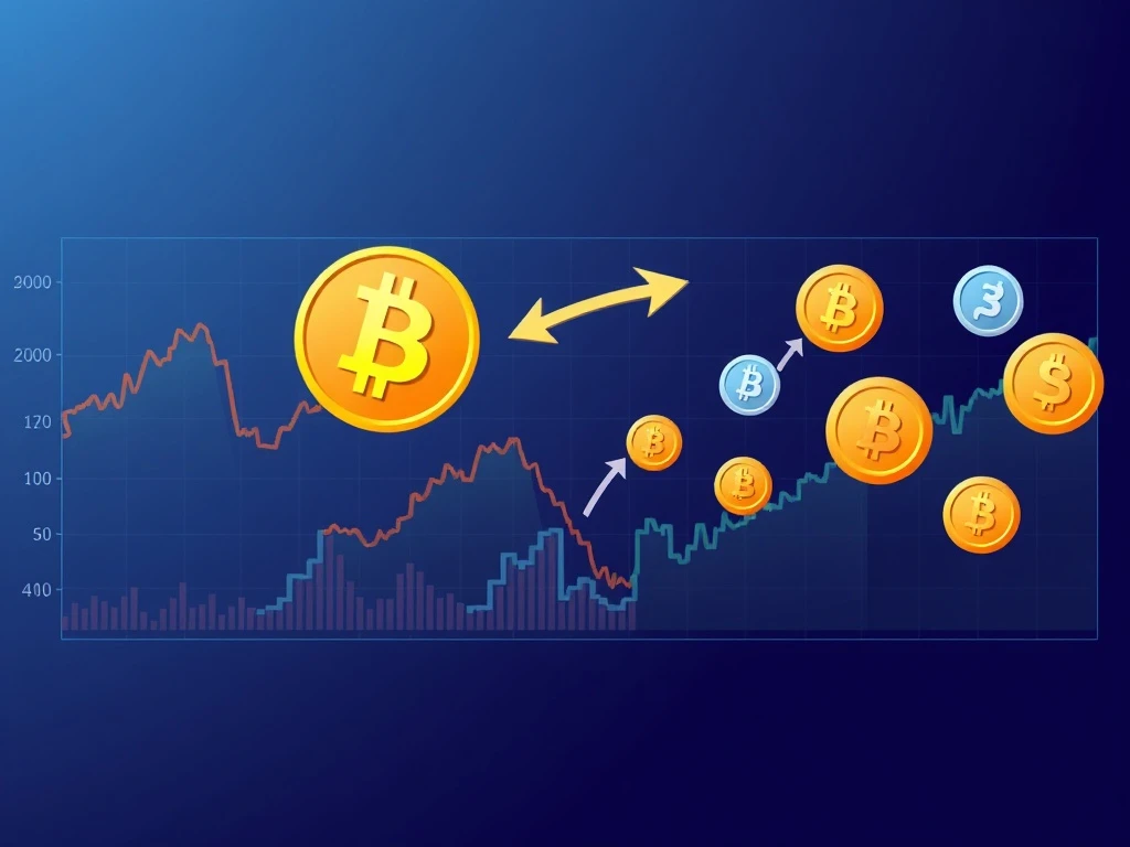 Bitcoin investors shifting capital to altcoins during market correction