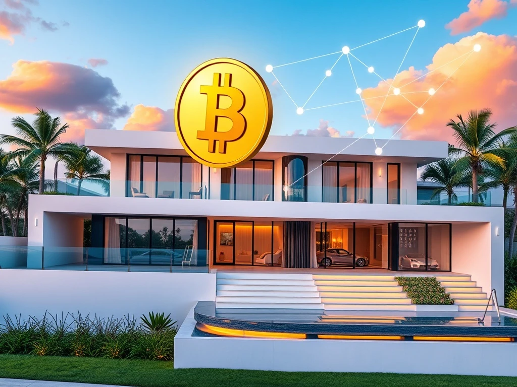 Bitcoin transforming high-value real estate transactions through blockchain technology
