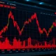 Bitcoin price crash showing massive market liquidation during inflation concerns