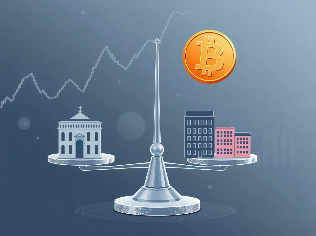 Bitcoin market sentiment analysis showing balanced institutional and retail investor activity with neutral indicators