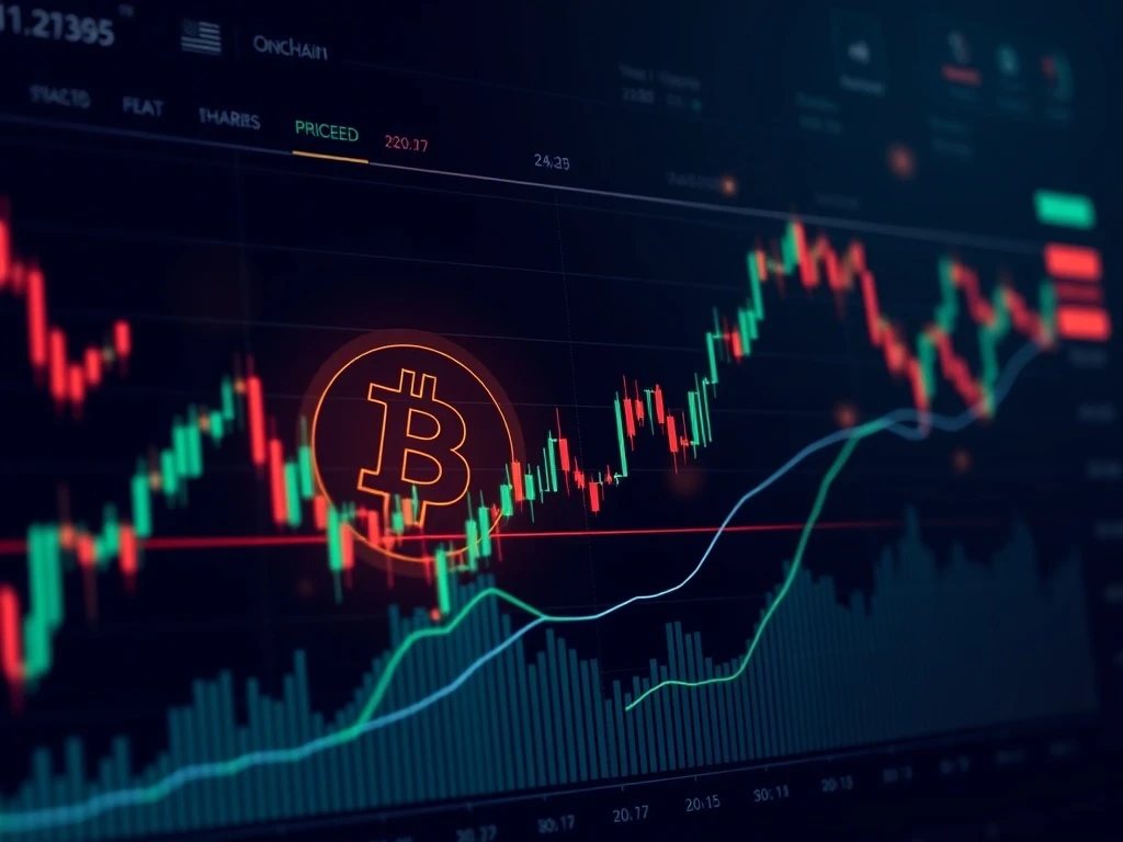 Bitcoin on-chain analysis showing critical price support levels and market metrics