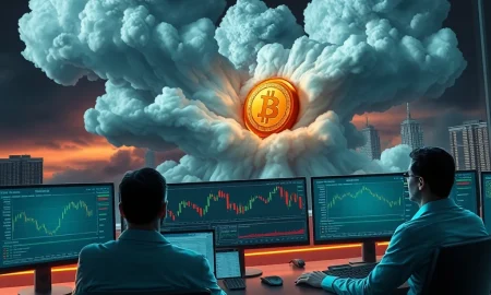 Strategic crypto derivatives analysis showing Bitcoin options trading during market volatility