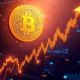 Bitcoin price reaching historic $116,000 milestone with upward market momentum